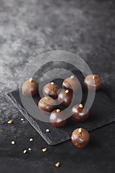 Handmade Chocolate Glazed Truffles