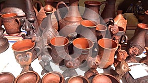 Handmade Clay Creations at Folk Crafts Fair