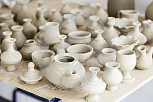 Handmade clay pots