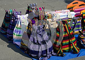 Colorful mexican bags photo