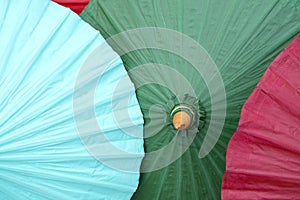 Handmade colorful umbrella.