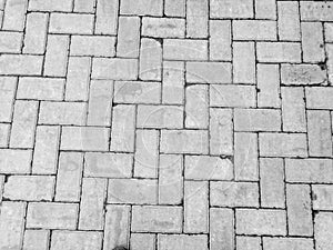 Handmade concrete floor tile