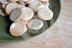 Handmade cookies in a nice plate