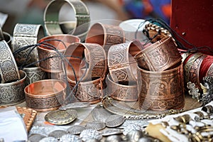 Handmade copper bracelets