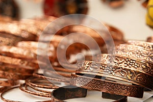 Handmade copper bracelets