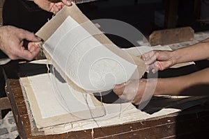 Handmade cotton paper