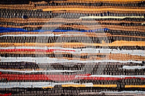 Handmade Cotton Rug Texture