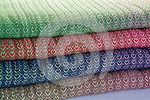 Handmade cotton warp