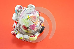 Handmade decoupage Easter egg