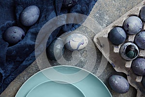 Handmade easter eggs