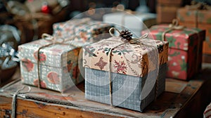 Handmade Gift Boxes with Unique & Personalized Wrapping & Handcrafted Hampers Collection photo