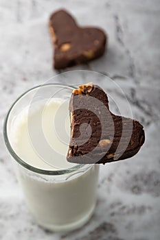 Handmade gourmet milk chocolate dessert snack