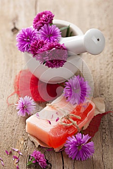 Handmade herbal soap