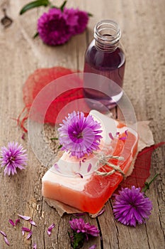 Handmade herbal soap