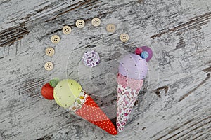 Handmade ice creams