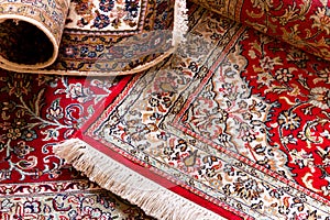 Handmade Kashmir carpets photo