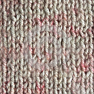 Handmade knitted fabric grey wool background texture