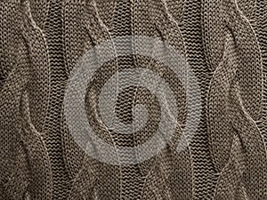 Handmade knitting wool texture background.