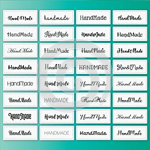 Handmade Labels Rectangle Tag Sheet