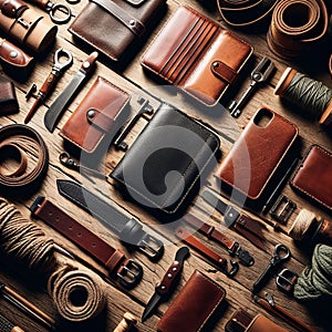 Handmade leather goods