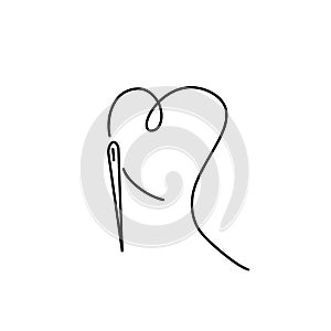 Made with love. Hand drawn colored vector set.