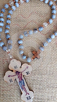Handmade Mary Tears prayer rope Rosary Orthodox Job`s Tears Prayer Rope.