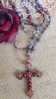 Handmade Mary Tears prayer rope Rosary Orthodox Job`s Tears Prayer Rope.