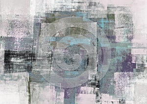 Handmade Modern Abstract Grungy Background