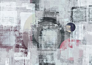 Handmade Modern Abstract Grungy Background