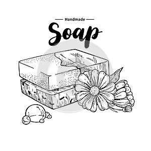 Handmade natural soap.