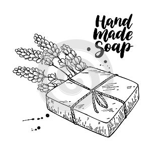 Handmade natural soap.
