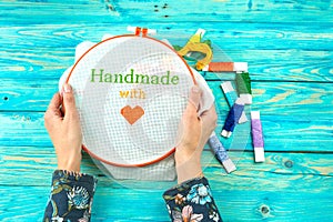 Handmade Needlework and craft photo
