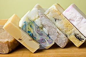 Colorful Handmade Oatmeal Soap Bars