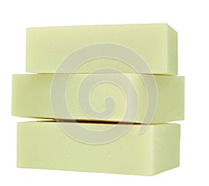 Handmade Olive Oil Soap Isolated
