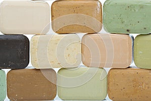 Handmade olive soap bars