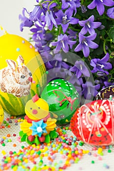 Handmade painted Easter eggs
