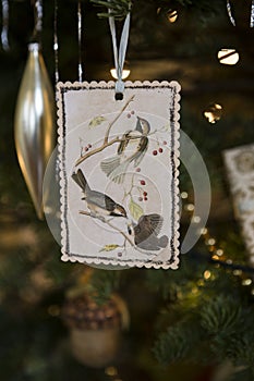 Handmade Paper Christmas Tree Ornament