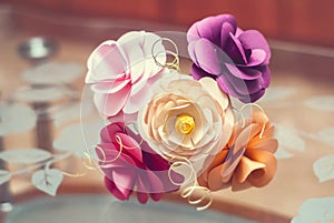 Handmade paper flowers