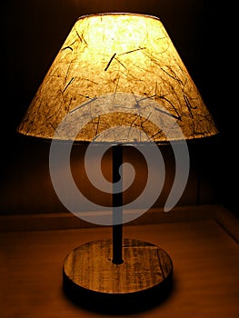 Handmade paper night lamp