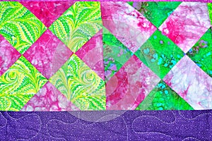 handmade patchwork quilt texture backround