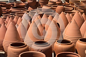 Handmade pottery in Greece