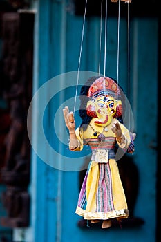 Handmade puppetry in Nepal