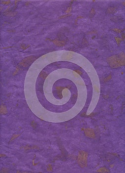 Handmade purple and brown textured paper background