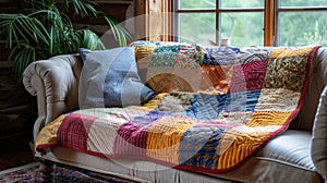 handmade quilts, add a homemade quilt with vibrant patchwork patterns to your summer folk art collection for a cozy