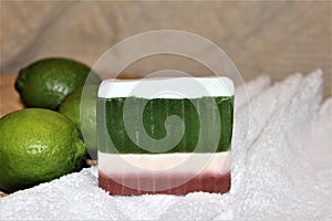 Handmade Scented Soap, Coconut Lime Soap