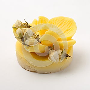 Handmade soap as orchids flowers, aromatherapy, spa