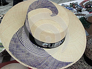 Ruční sláma klobouk ekvádor 