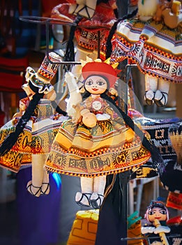 Handmade Peruvian doll photo