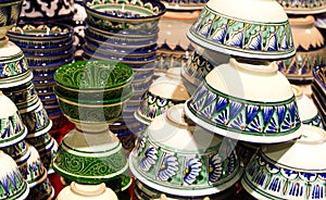 Handmade traditional crockery