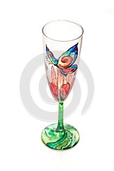 Handmade wedding glass